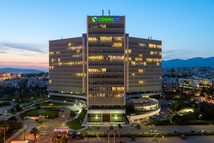 COSMOTE, telecommunications group of companies, headquarters in Athens COSMOTE, telecommunications group of companies, headquarters in Athens