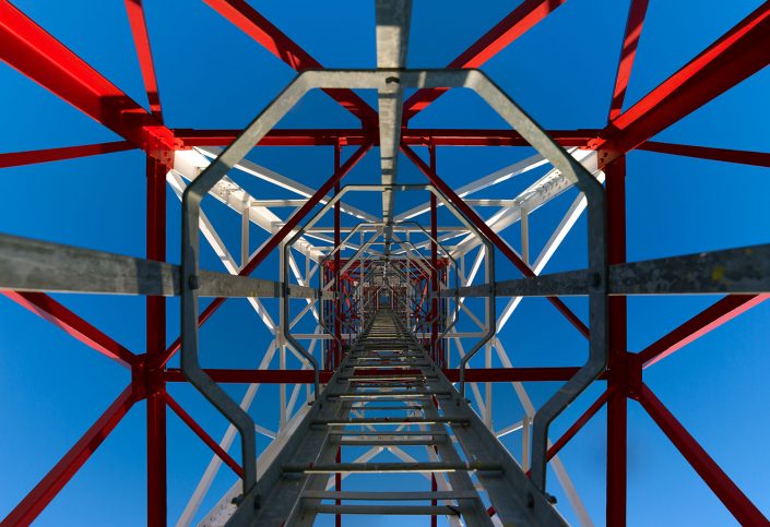 Cellular phone tower, detail Cellular phone tower, detail